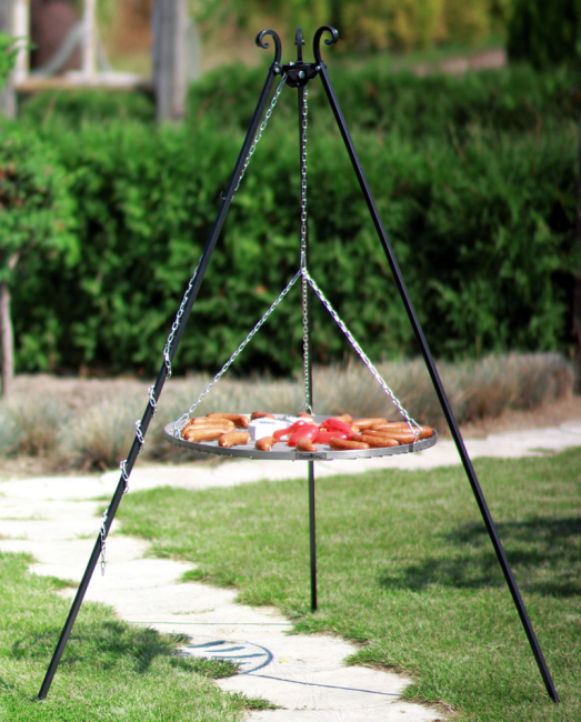 Schwenkgrill 180 cm - Grillrost aus Edelstahl Cook King